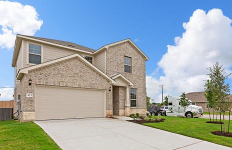 New construction Single-Family house 425 Ibis Falls Lp, Jarrell, TX 76537 Sandalwood- photo 0