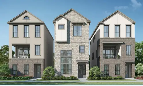 New construction Single-Family house 949 Blackshire Ln, Houston, TX 77055 plan The Caroline - image