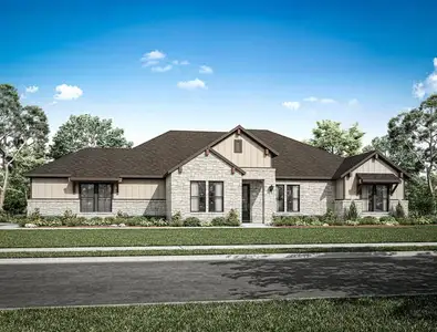 New construction Single-Family house 147 Homestead Hill Rd, New Waverly, TX 77358 plan 3385 - image