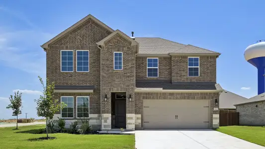 New construction Single-Family house 9528 Bently Blvd, Aubrey, TX 76227 plan Bandera - image