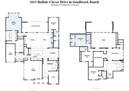 New construction Single-Family house 616 Saddle Crest Dr, Aubrey, TX 76227 Livorno Plan- photo 1 1