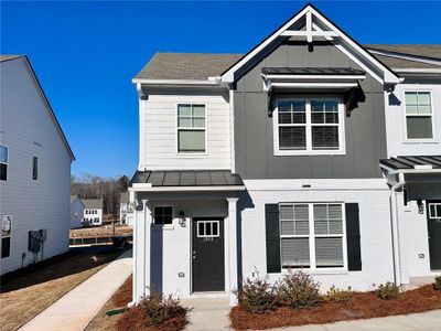 New construction Townhouse house 1818 Emory Ln, Unit 91, Conyers, GA 30013  Evergreen- photo 0