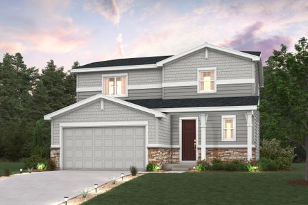 New construction Single-Family house 42724 Calusa Pines Rd, Elizabeth, CO 80107 Mackenzie- photo 0