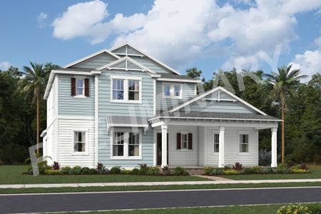 New construction Single-Family house 1050 SW Prairie Ave, Palm City, FL 34990 plan Montauk - image