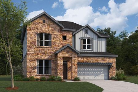 New construction Single-Family house 3717 Prosper Rd, Leander, TX 78641 plan Congress II - image