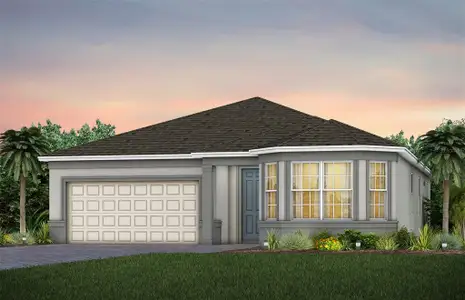 New construction Single-Family house 5543 Settlingstone Ln, St. Cloud, FL 34771 plan Garnet - image