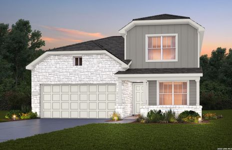 New construction Single-Family house 1606 Lost Nook, New Braunfels, TX 78130 plan Dinero - image