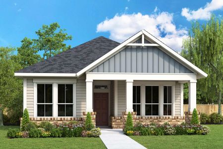 New construction Single-Family house 135 Breda Ave, Bastrop, TX 78602 The Roland- photo 0
