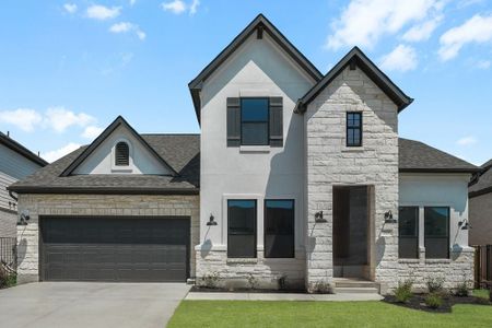 New construction Single-Family house 229 Belanger Canyon Dr, Liberty Hill, TX 78642 plan Amber - image