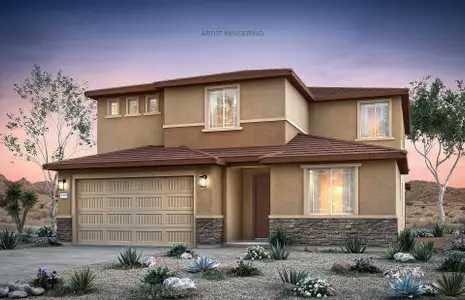 New construction Single-Family house 37234 N Marsala Rd, San Tan Valley, AZ 85140 plan Casoria - image