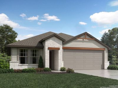 New construction Single-Family house 29522 Clanton Pass, San Antonio, TX 78260 Allen- photo 0