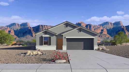 New construction Single-Family house 1339 W Shannons Wy, Coolidge, AZ 85128 plan Harris - image