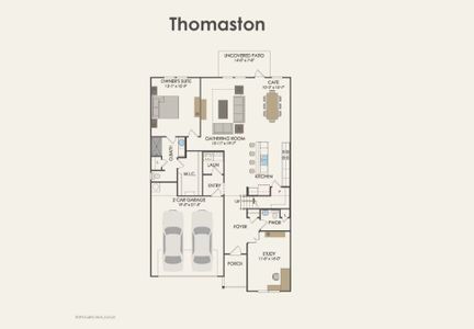 New construction Single-Family house 2908 Pecan Park Dr, Denton, TX 76208 Thomaston- photo 0