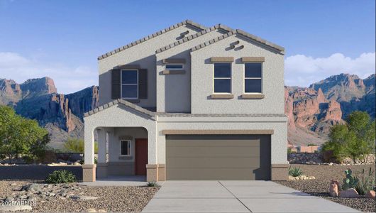 New construction Single-Family house 5106 E Umber Rd, San Tan Valley, AZ 85143 Yosemite- photo 0 0