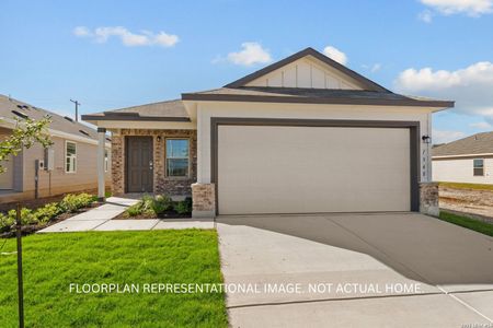 New construction Single-Family house 13806 Guajillo Spg, San Antonio, TX 78253 plan Magnolia - 30' Smart Series - image
