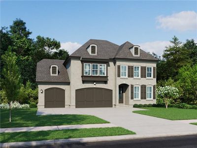 New construction Single-Family house 3070 Labrouste Cv, Johns Creek, GA 30097 plan The Mathews - image