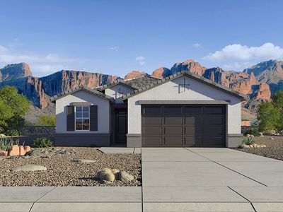 New construction Single-Family house 35961 West San Ildefanso Avenue, Maricopa, AZ 85138 - photo 0