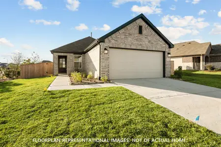 New construction Single-Family house 8034 Kay Harbor Dr, Cypress, TX 77433 Primrose - Smart Series- photo 0