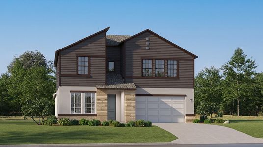 New construction Single-Family house 9941 Eaglecreek Lp, Land O' Lakes, FL 34638 plan Preston - image