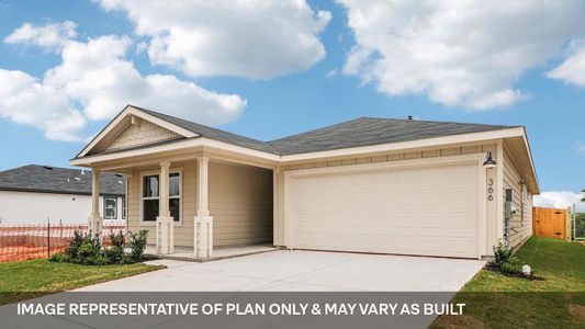 New construction Single-Family house 387 San Juan Trl, Bastrop, TX 78602 plan The Easton - image