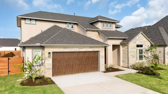 New construction Single-Family house 108 Slater Ct, Liberty Hill, TX 78642 plan Cole - image