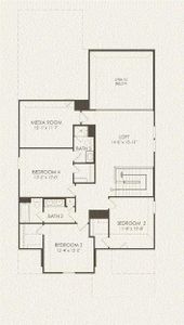 Pulte Homes, Riverdale floor  plan