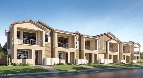New construction Townhouse house 8149 E Petunia Ave, Unit 1076, Mesa, AZ 85212 plan Verdin Plan 102D - image