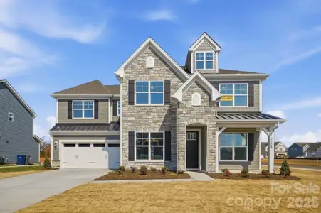 New construction Single-Family house 3504 Charolais Ln, Harrisburg, NC 28075 plan Colfax - image