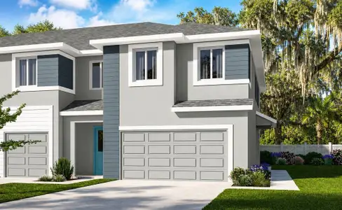New construction Townhouse house 11363 Briley May Wy, Riverview, FL 33578 plan The Covington - image