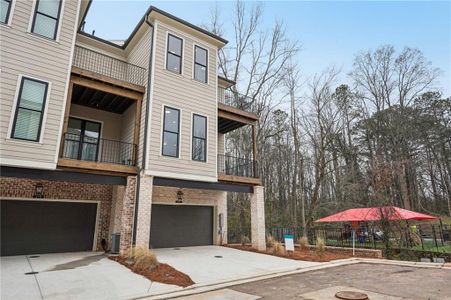 New construction Townhouse house 205 Midnight Oak Run, Unit 5, Alpharetta, GA 30009 plan The Childress - image