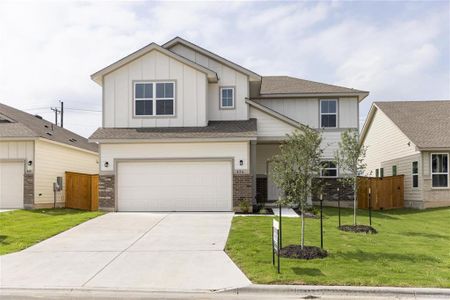 New construction Single-Family house 456 Josey Wales Dr, Jarrell, TX 76537 Hutchinson- photo 0 0