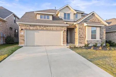 New construction Single-Family house 1113 Spring Gulch Ln, Georgetown, TX 78628 plan Gallatin (2731-CM-40) - image