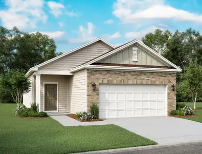 New construction Single-Family house 10644 Harlequinn, Adkins, TX 78101 plan Odyssey - image