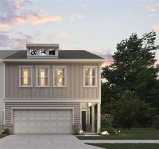 New construction Townhouse house 410 Point Place Dr, Loganville, GA 30052 - photo 0