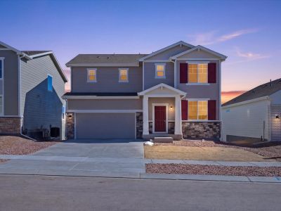 New construction Single-Family house 13231 Valley Peak Dr, Peyton, CO 80831 plan The Monarch - image