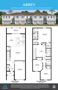New construction Townhouse house 4692 Winding River Rd, Orlando, FL 32822 plan Abbey - image 5
