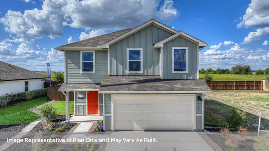 New construction Single-Family house 233 Aplite Pass, Maxwell, TX 78656 plan The Franklin - image