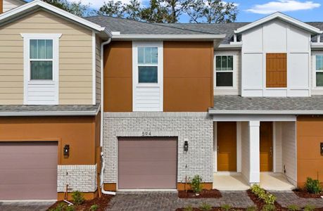 New construction Townhouse house 594 Southern Edge Way, Sanford, FL 32771 Magnolia- photo 0