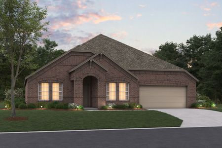 New construction Single-Family house 121 E Haymaker Rd, Celina, TX 75009 plan Sheldon - 50' Smart Series - image