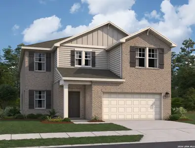New construction Single-Family house 14231 Heartwood Xing, San Antonio, TX 78252 plan Eclipse - image