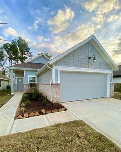 New construction Single-Family house 1130 Kinsey Wilderness Lane, Conroe, TX 77301 Solise- photo 0