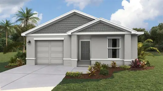 New construction Single-Family house 13110 Old Canoe Wy, Parrish, FL 34219 plan Greenbriar - image