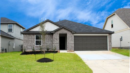 New construction Single-Family house 11822 Serena'S Song Dr, Willis, TX 77318 plan Austin - image