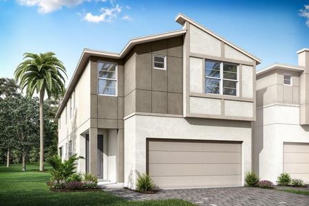 New construction Townhouse house 1129 Creek Valley Court, Brandon, FL 33511 - photo 0