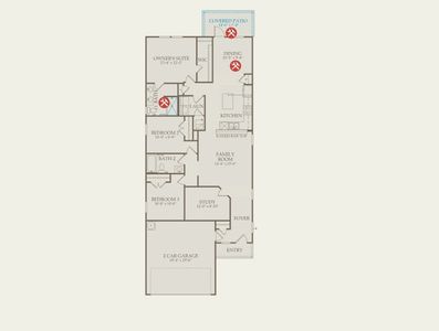 New construction Single-Family house 3006 Sweetroot, New Braunfels, TX 78130 plan Taft - image 3