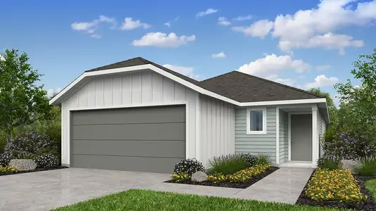 New construction Single-Family house 14130 Edna Maxine Walk, Del Valle, TX 78617 plan Eagle - image