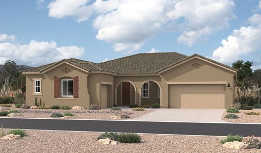 New construction Single-Family house 14465 N Quail Brush Pass, Marana, AZ 85658 plan Hanford - image