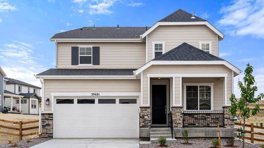 New construction Single-Family house 39411 Congress Ln, Elizabeth, CO 80107 plan Estes - image