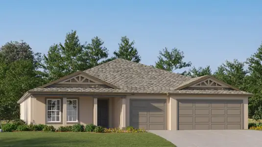 New construction Single-Family house 13507 New Jade Ave, Wimauma, FL 33598 plan Phoenix - image