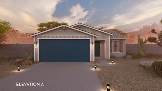 New construction Single-Family house 42895 W Krista Dr, Maricopa, AZ 85138 plan Leon - image